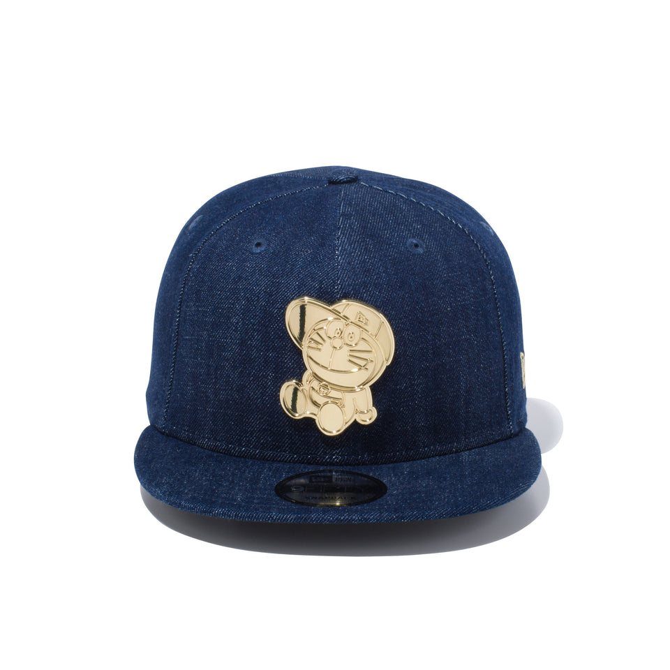 9FIFTY ドラえもん オリジナル ゴールドメタルプレート インディゴデニム