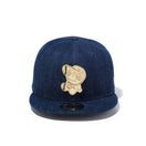 9FIFTY ドラえもん オリジナル ゴールドメタルプレート インディゴデニム