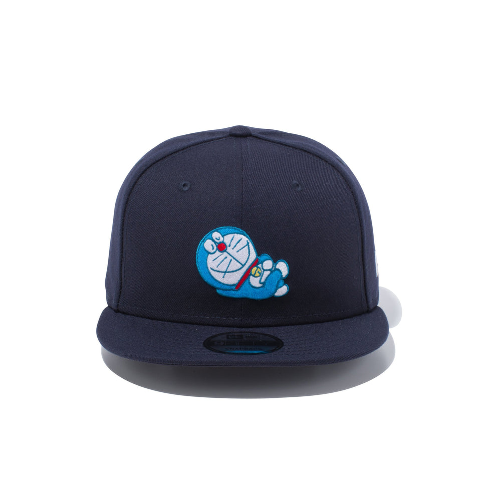 9FIFTY ドラえもん オリジナル ロゴ ネイビー インサイド オールオーバープリント