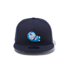9FIFTY ドラえもん オリジナル ロゴ ネイビー インサイド オールオーバープリント