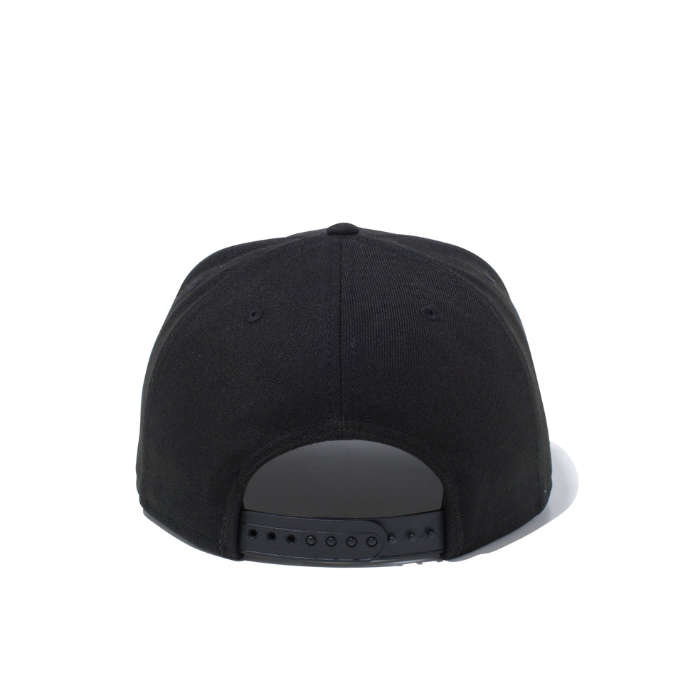 9FIFTY ドラえもん オリジナル ロゴ ブラック インサイド オールオーバープリント