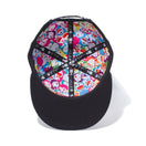 9FIFTY ドラえもん オリジナル ロゴ ブラック インサイド オールオーバープリント