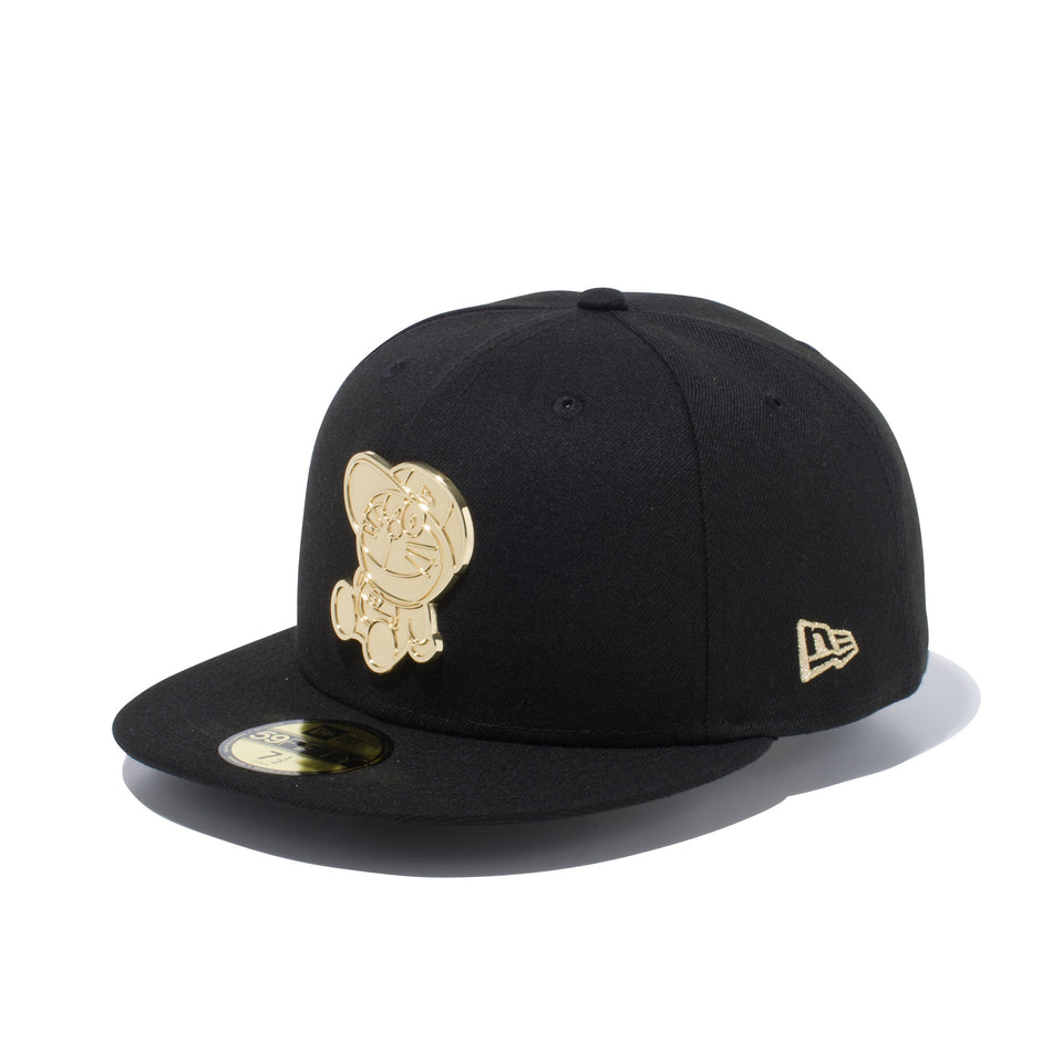 59FIFTY ドラえもん オリジナル ゴールドメタルプレート ブラック