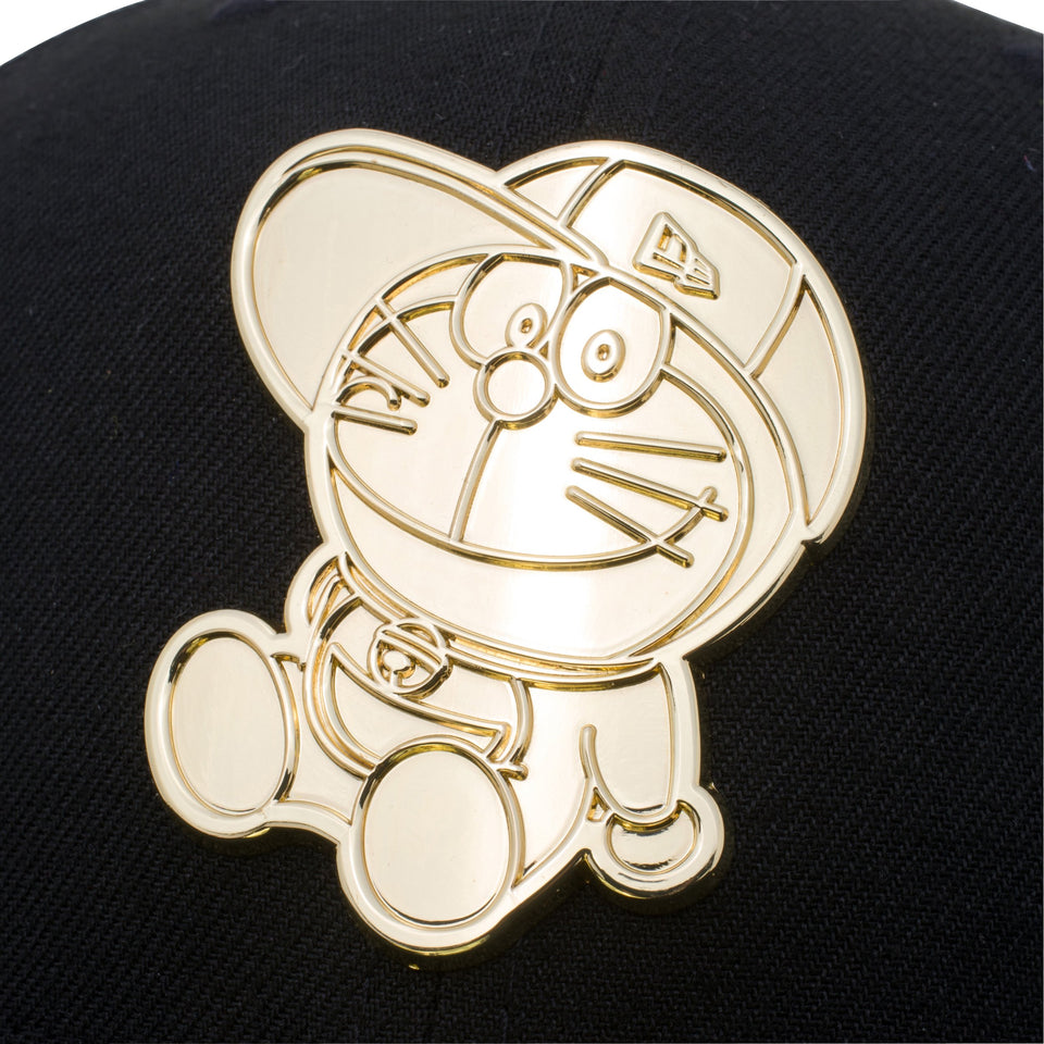 59FIFTY ドラえもん オリジナル ゴールドメタルプレート ブラック