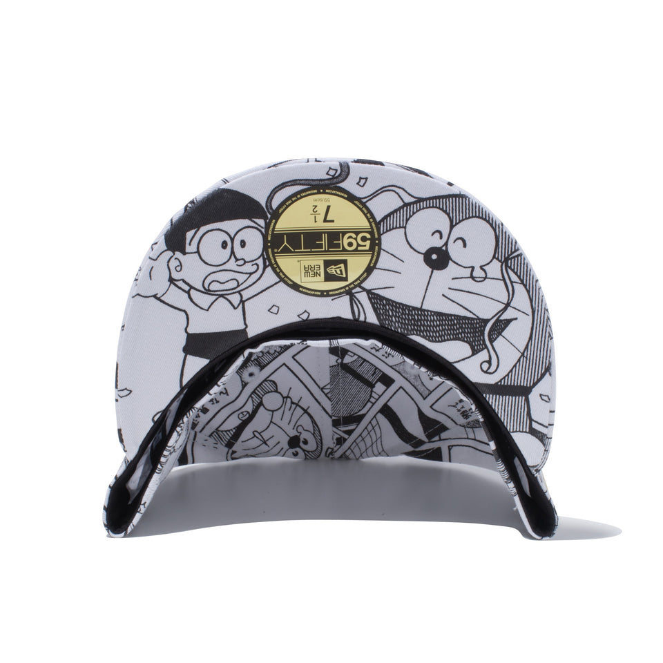 59FIFTY ドラえもん さようなら、ドラえもん オールオーバープリント メタリックゴールドフラッグ