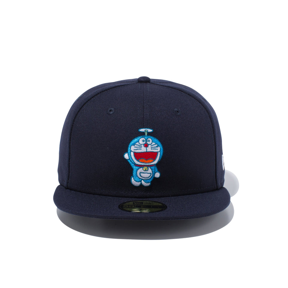 59FIFTY ドラえもん オリジナル ロゴ ネイビー インサイド オールオーバープリント