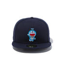 59FIFTY ドラえもん オリジナル ロゴ ネイビー インサイド オールオーバープリント