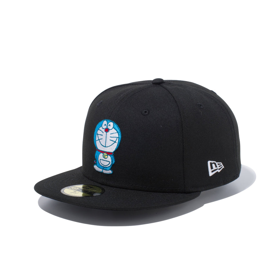 59FIFTY ドラえもん オリジナル ロゴ ブラック インサイド オールオーバープリント