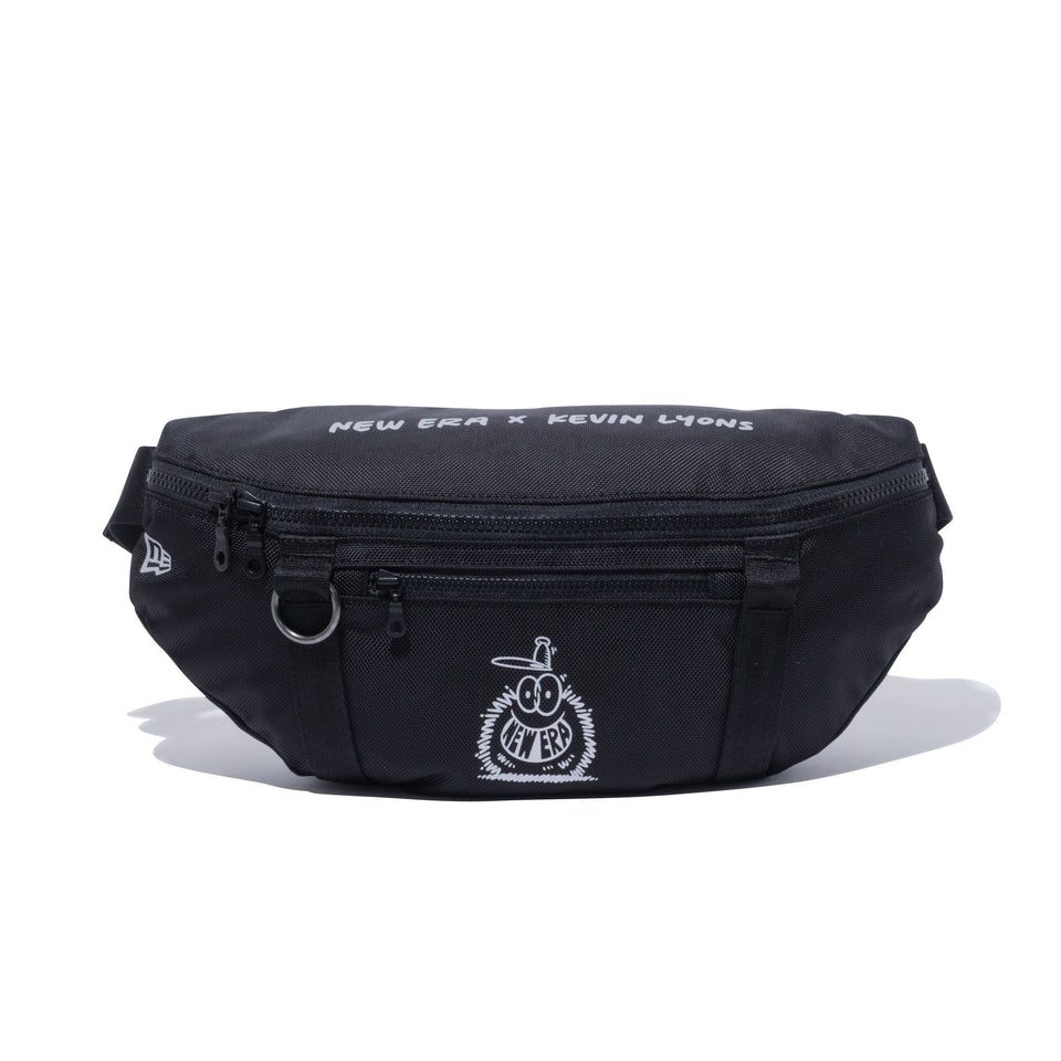 ウエストバッグ 2L Kevin Lyons ケヴィン・ライオンズ NEW ERA オリジナルロゴ ブラック × リフレクター