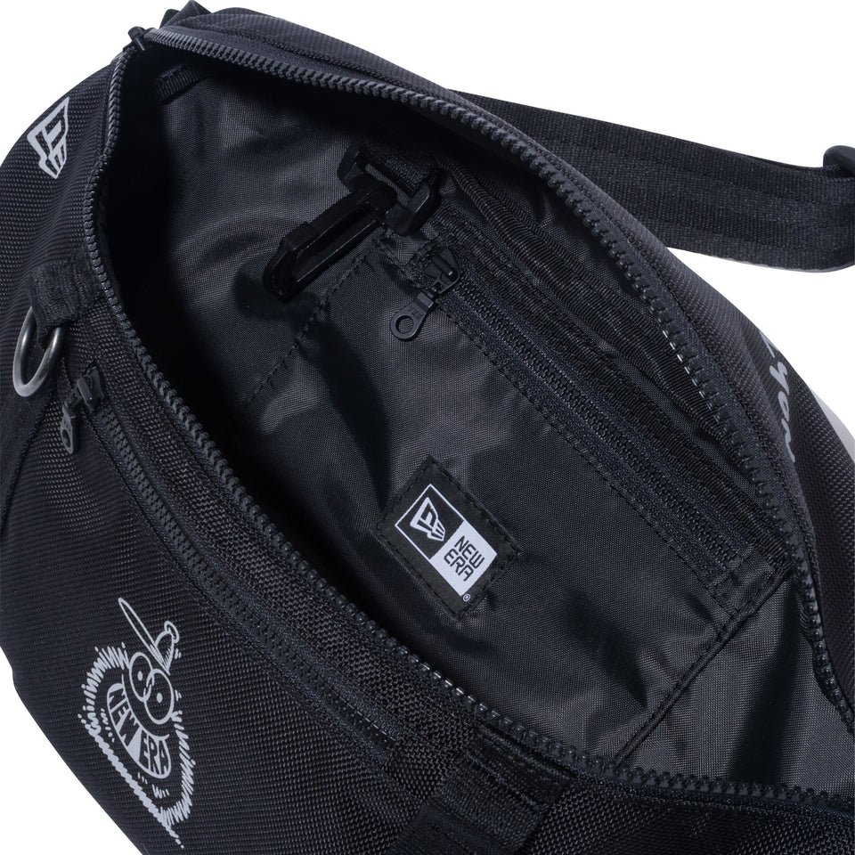 ウエストバッグ 2L Kevin Lyons ケヴィン・ライオンズ NEW ERA オリジナルロゴ ブラック × リフレクター