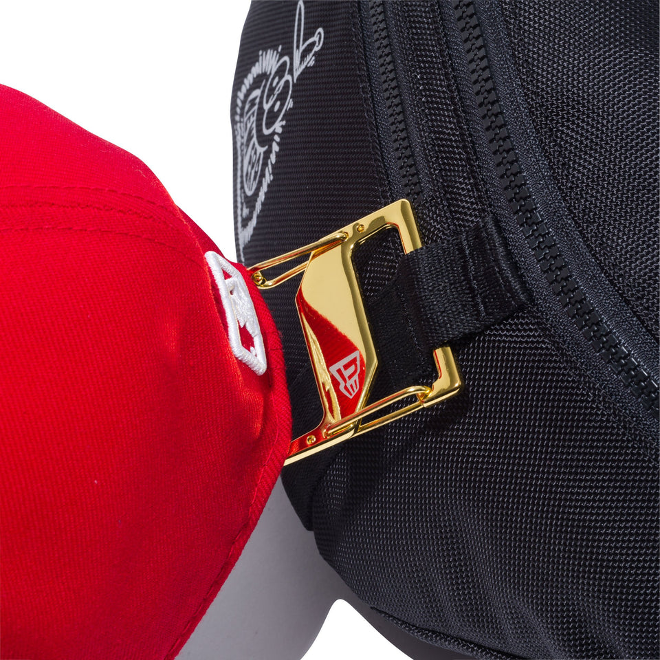 ウエストバッグ 2L Kevin Lyons ケヴィン・ライオンズ NEW ERA オリジナルロゴ ブラック × リフレクター