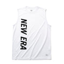 テック タンクトップ バーチカル ニューエラ ホワイト × ブラック 【 Performance Apparel 】