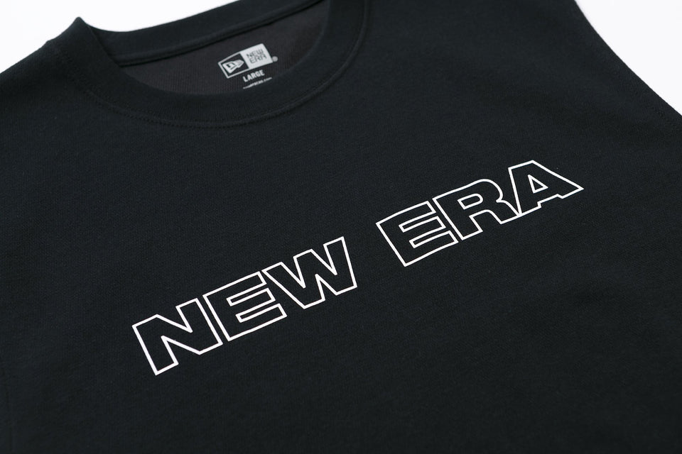 マッスルタンクトップ ニューエラ ワードマーク & リア ビッグフラッグ ブラック 【NEW ERA WORKOUT】