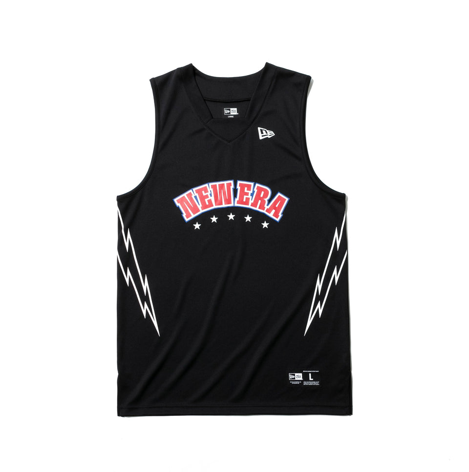 オンコート タンクトップ バスケットボール NEW ERA ロゴ ブラック 【NEW ERA BASKETBALL】