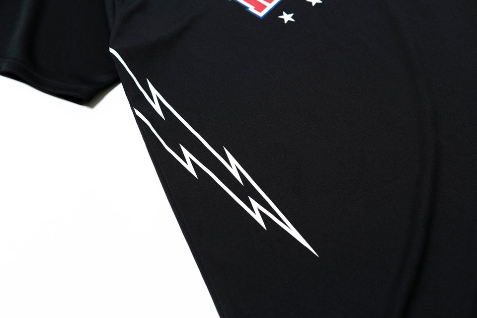 オンコート テックTシャツ バスケットボール NEW ERA ロゴ ブラック 【NEW ERA BASKETBALL】