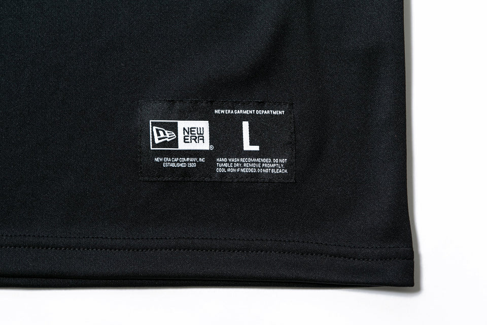 オンコート テックTシャツ バスケットボール NEW ERA ロゴ ブラック 【NEW ERA BASKETBALL】