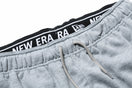 スウェットショートパンツ フラッグロゴ グレー 【NEW ERA BASKETBALL】