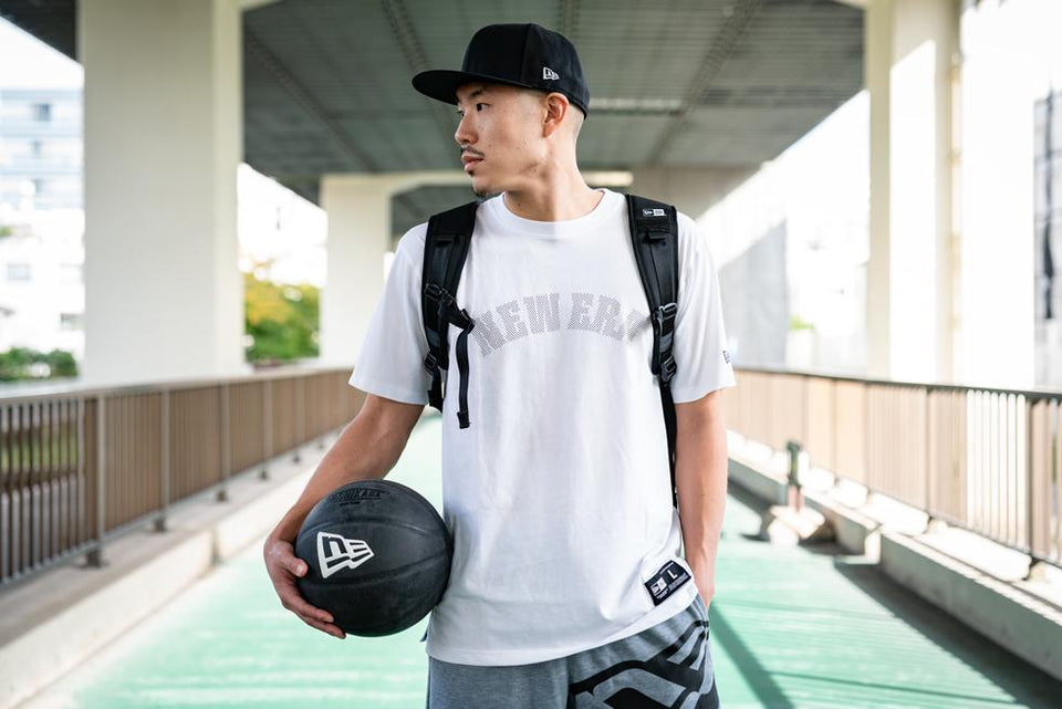 スウェットショートパンツ フラッグロゴ グレー 【NEW ERA BASKETBALL】