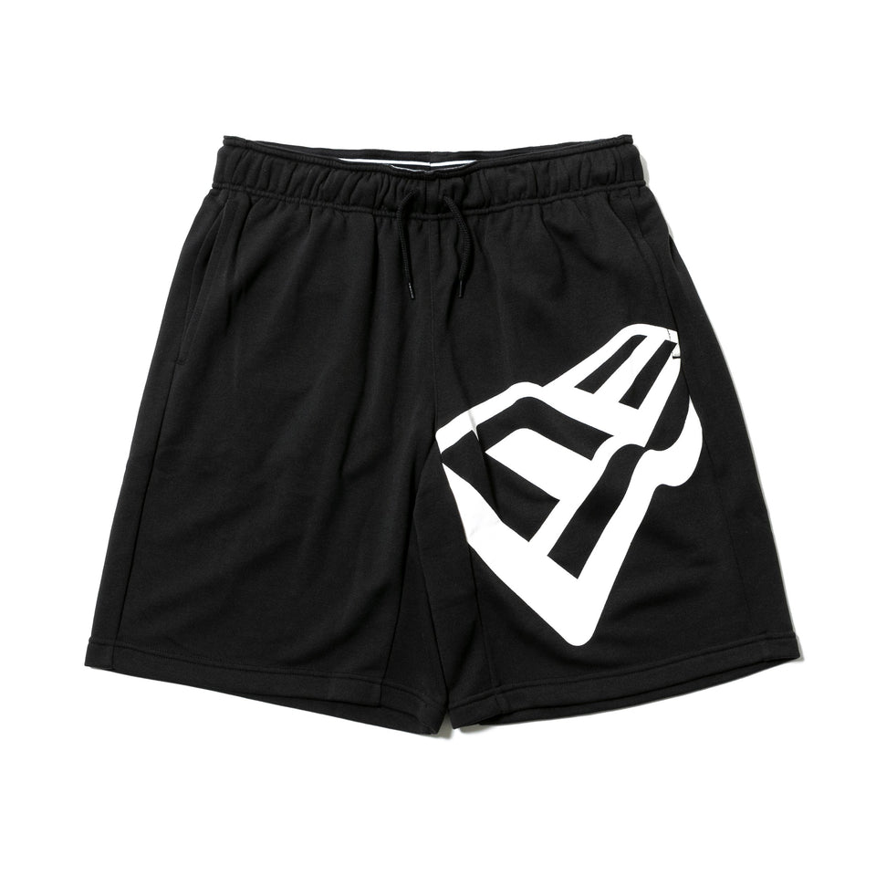 スウェットショートパンツ フラッグロゴ ブラック 【NEW ERA BASKETBALL】