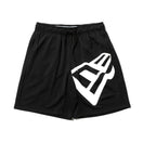 スウェットショートパンツ フラッグロゴ ブラック 【NEW ERA BASKETBALL】