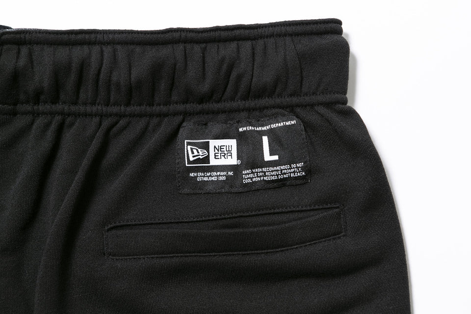 スウェットショートパンツ フラッグロゴ ブラック 【NEW ERA BASKETBALL】