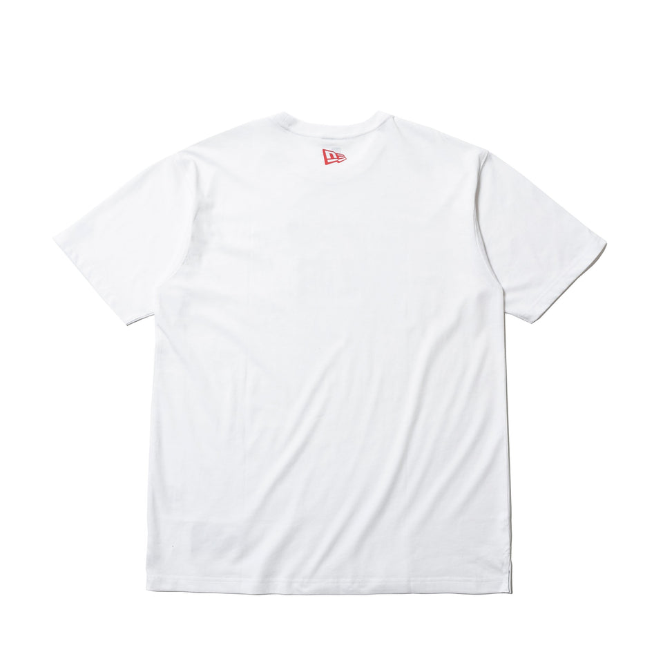 パフォーマンス Tシャツ スクエアニューエラ ロゴ ホワイト 【NEW ERA BASKETBALL】
