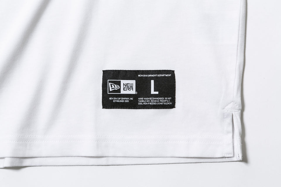 パフォーマンス Tシャツ スクエアニューエラ ロゴ ホワイト 【NEW ERA BASKETBALL】