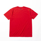 パフォーマンス Tシャツ スクエアニューエラ ロゴ レッド 【NEW ERA BASKETBALL】