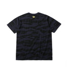 パフォーマンス Tシャツ スクエアニューエラ ロゴ タイガーストライプカモネイビー 【NEW ERA BASKETBALL】