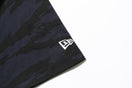 パフォーマンス Tシャツ スクエアニューエラ ロゴ タイガーストライプカモネイビー 【NEW ERA BASKETBALL】
