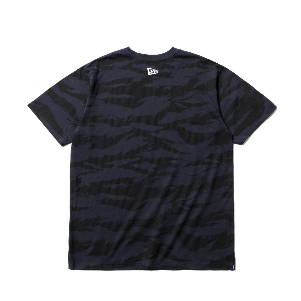 パフォーマンス Tシャツ NEW ERA ロゴ タイガーストライプカモネイビー 【NEW ERA BASKETBALL】