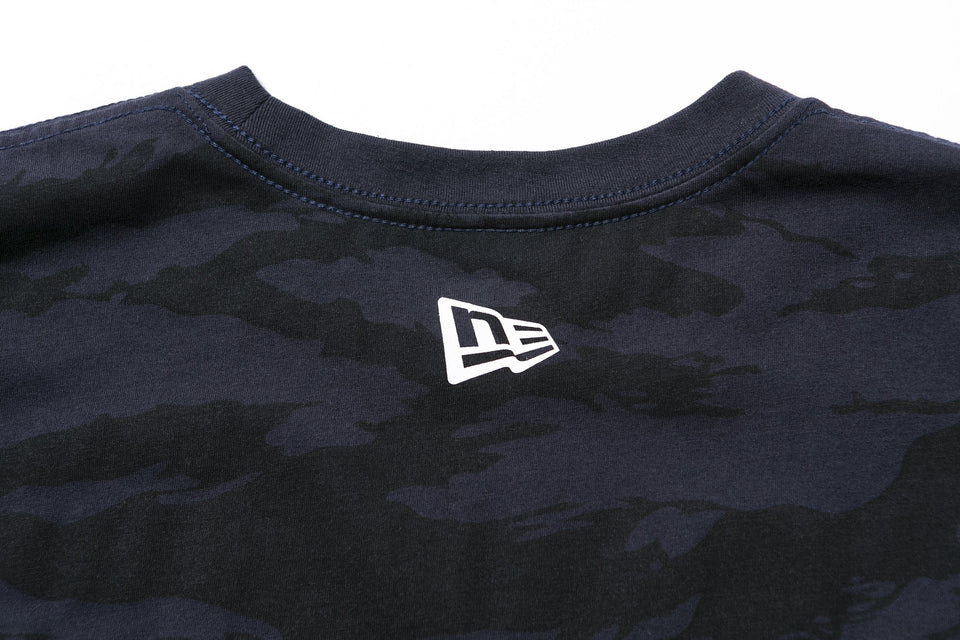 パフォーマンス Tシャツ NEW ERA ロゴ タイガーストライプカモネイビー 【NEW ERA BASKETBALL】