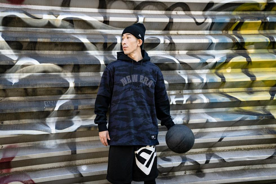 パフォーマンス Tシャツ NEW ERA ロゴ ブラック 【NEW ERA BASKETBALL】