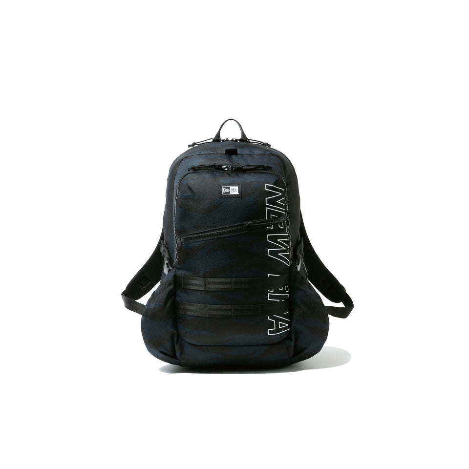 アーバンパック 33L プリントロゴ　タイガーストライプカモネイビー / ブラック