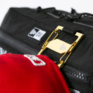 スクエア ウエストバッグ 7L ロゴテープ　ブラック