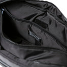 スクエア ウエストバッグ 7L ロゴテープ　ブラック