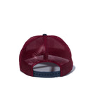 9FORTY フラットバイザー トラッカー ニューエラ アウトドアギア ホワイト / カーディナルメッシュ ネイビーバイザー 【ニューエラ アウトドア】