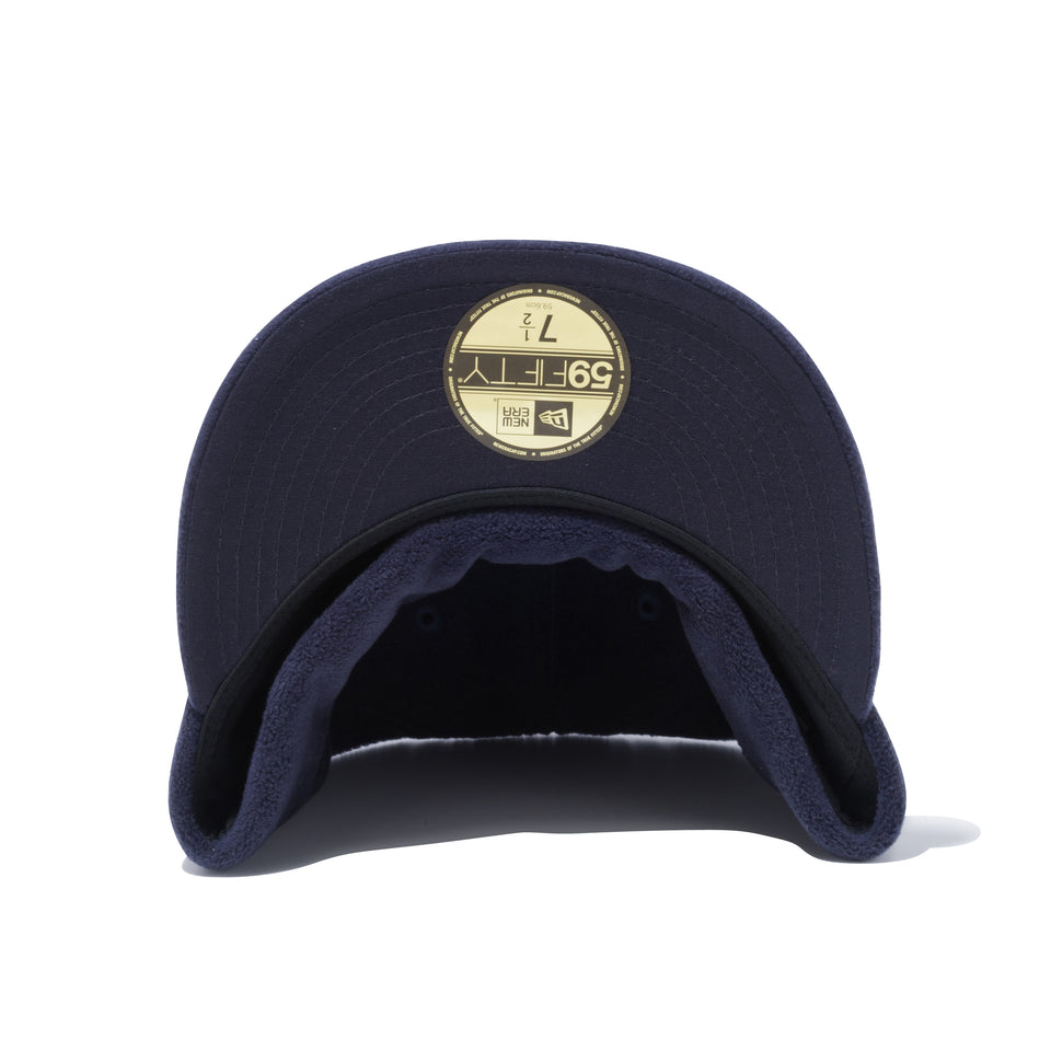 59FIFTY フリップダウン マイクロフリース ニューエラ アウトドアギア ネイビー【ニューエラ アウトドア】