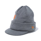 【ゴルフ】 バイザーニット ビルボード NEW ERA グレー × オレンジ