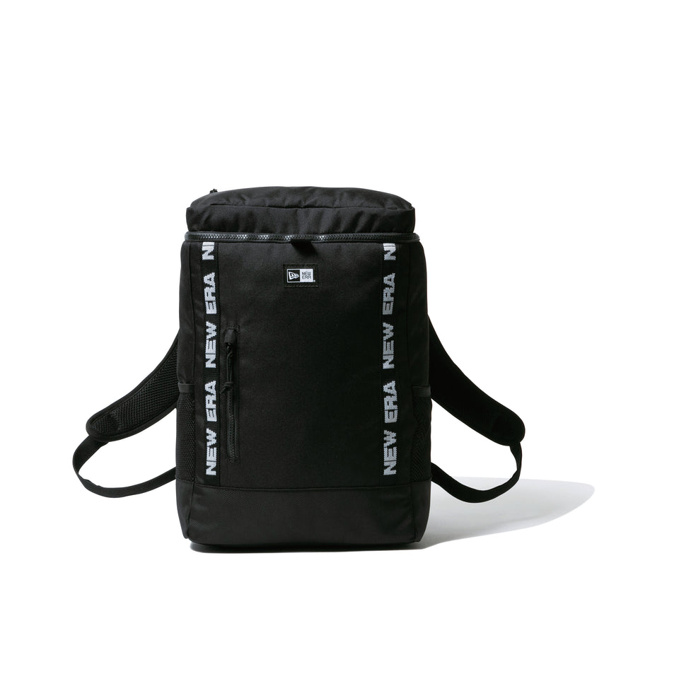 ボックスパック ミディアム 25L ロゴテープ　ブラック
