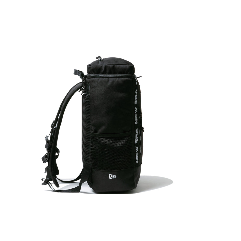 ボックスパック ミディアム 25L ロゴテープ　ブラック