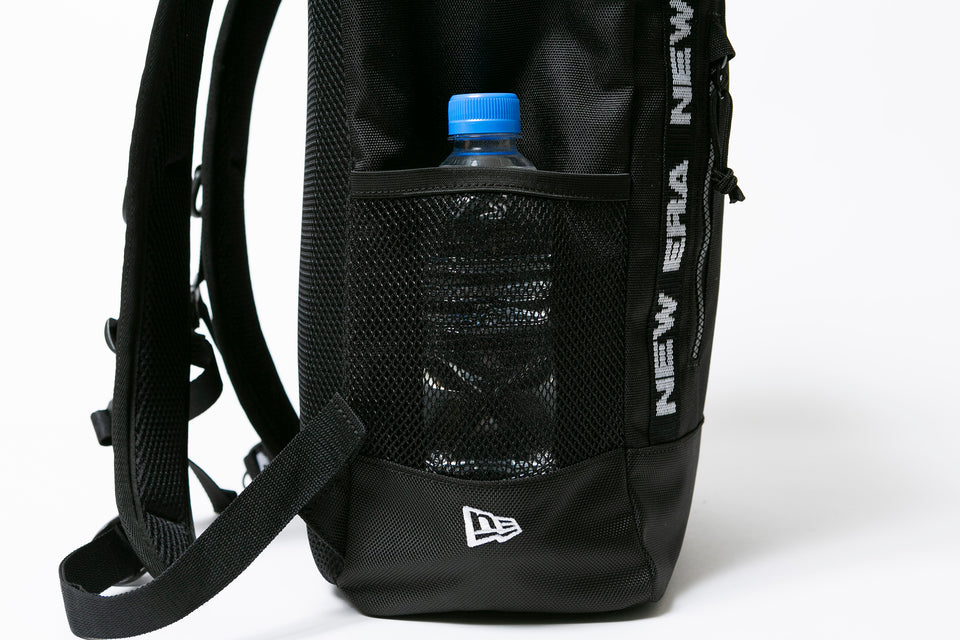 ボックスパック ミディアム 25L ロゴテープ　ブラック