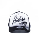 9FORTY A-Frame トラッカー LAS VEGAS RAIDERS ラスベガス・レイダース スクリプト ブラックバイザー