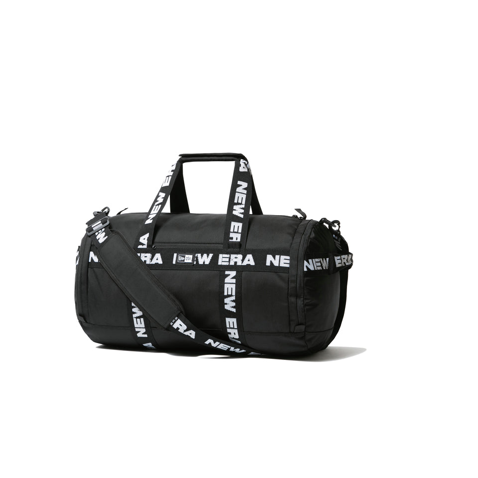 ドラム ダッフルバッグ 40L ロゴテープ　ブラック