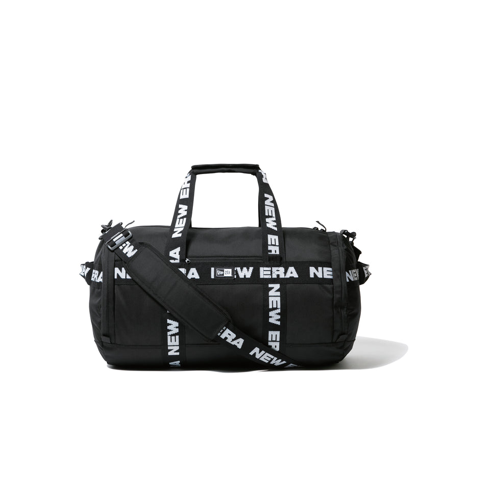 ドラム ダッフルバッグ 40L ロゴテープ　ブラック