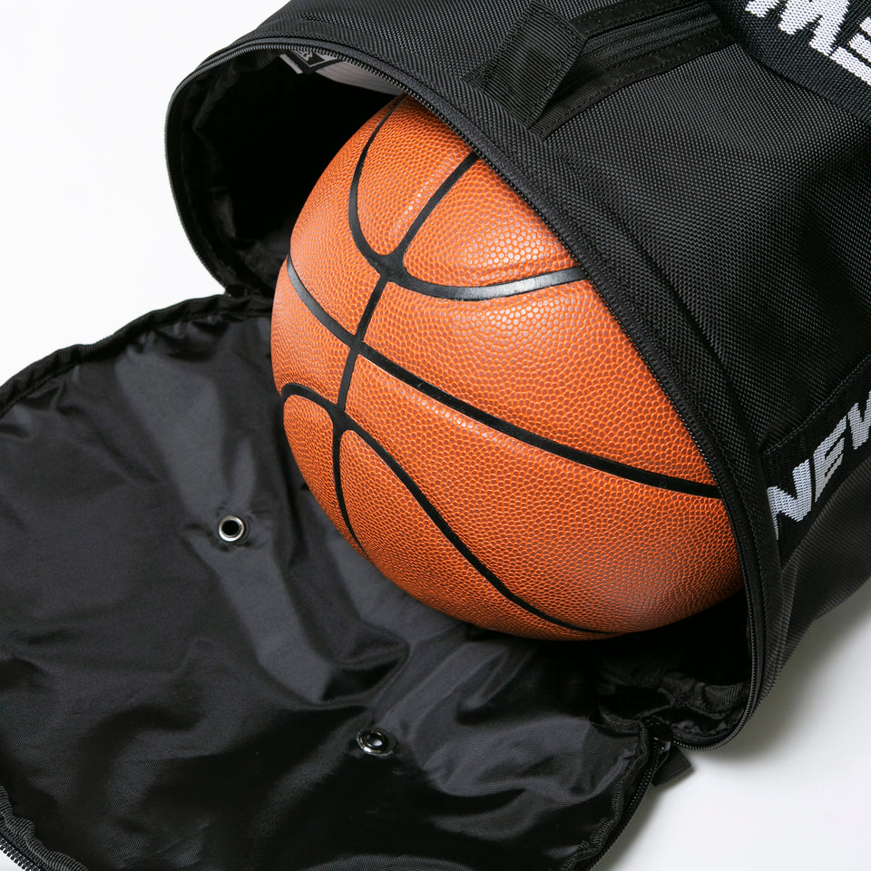 ドラム ダッフルバッグ 40L ロゴテープ　ブラック
