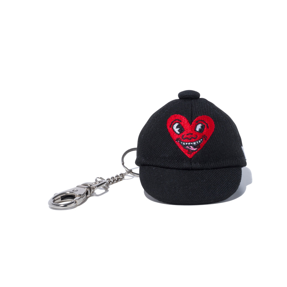 キャップキーホルダー Keith Haring キース・へリング ハート