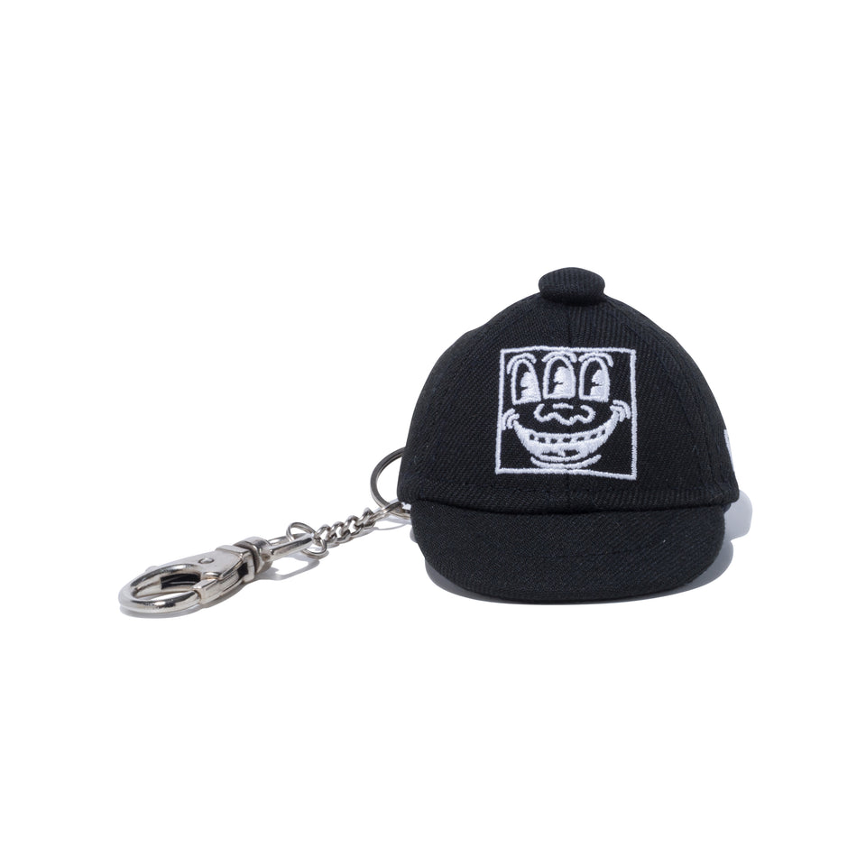 キャップキーホルダー Keith Haring キース・へリング フェイス