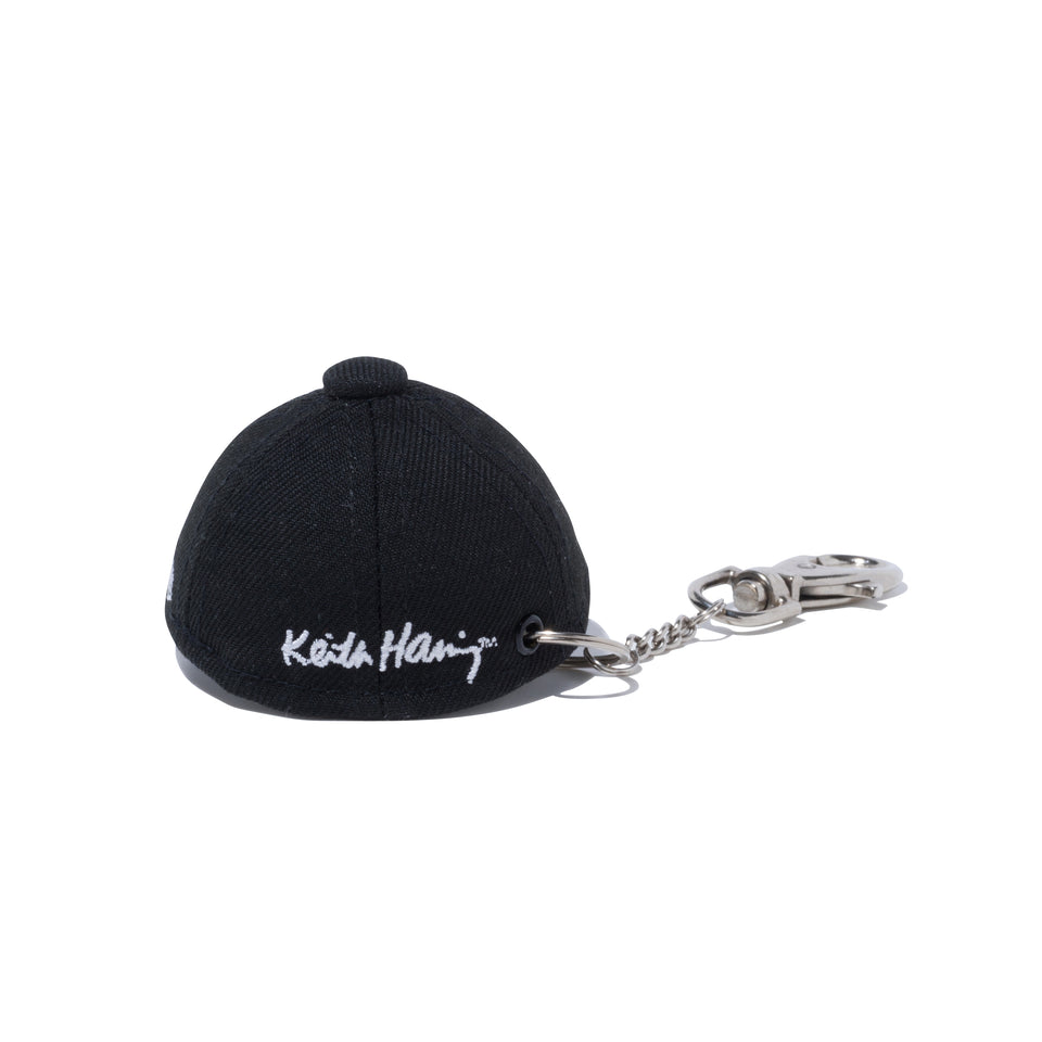 キャップキーホルダー Keith Haring キース・へリング フェイス