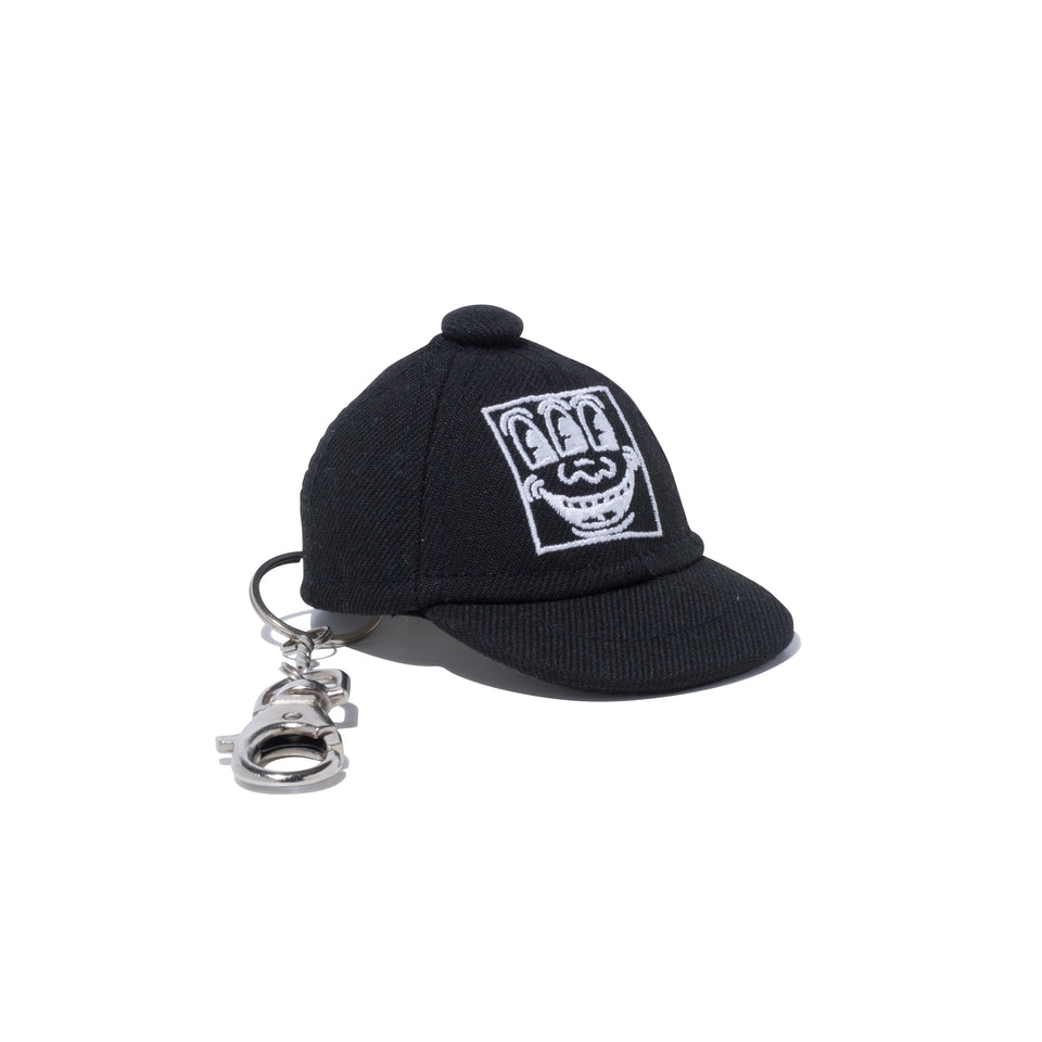 キャップキーホルダー Keith Haring キース・へリング フェイス